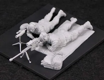 1/35 Resin Figure Model Kits  US Sniper Team Unassembled Unpainted • $20.94