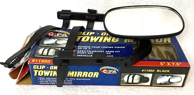 Clip On Towing Mirror Extensionblackplastictruckcaradjustableswivelrv1ea • $14.98