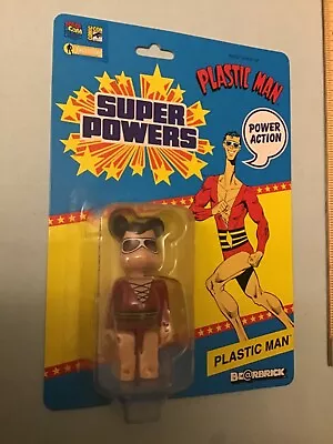 Bearbrick Super Powers Plastic Man Figure New Sealed 2012 Comic Con Exclusive • $10