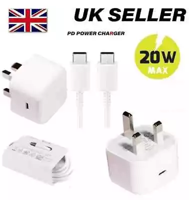 Galaxy Tab A9 A9+ S9 FE S9 S9 Plus S9 Ultra Super Fast Plug Charger Cable Type C • £2.99