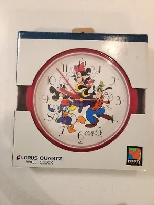 Lorus Quartz Disney Unlimited Mickey & Friends Dancing 10.5 Inch Wall Clock  • $19.90