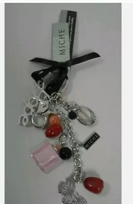 Miche Hope Red/Pink Purse Charms Key Chain Charmers NWT Sealed In Bag Authentic  • $14.95