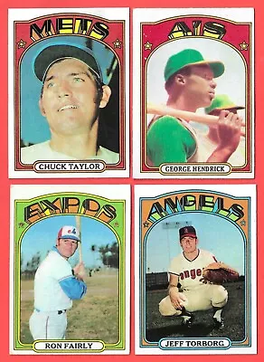 1972 Topps Baseball Mid-range Set Break 404-601 - You Pick 'Em • $1.49