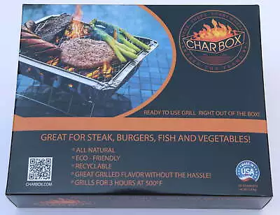 Recyclable Green Charcoal BBQ Grill - Disposable Portable Barbeque Grill • $24