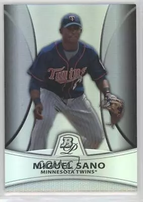 2010 Bowman Platinum Prospects Thick Stock Refractor /999 Miguel Sano #PP28 • $1.12