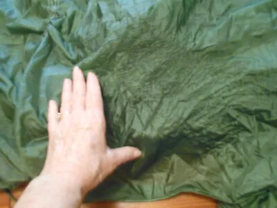 Military T-10 Reserve Parachute Canopy W/2ft Of Lines An One Snagged Area • $100