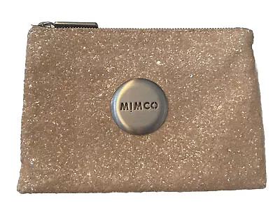 Mimco Supernatural Sparks Fly Pouch Glitter Wallet Clutch Bag Pink • $20