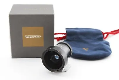 [Exc++++ In Box] Voigtlander 21/25mm View Finder Black W/case From Japan 291 • $179.99