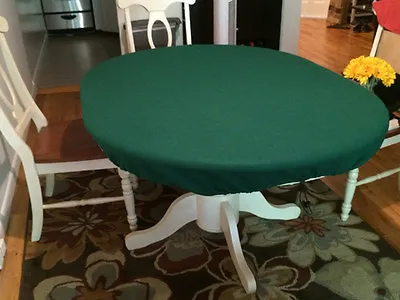 $99 • Buy Poker Felt Table Cover For Round Table W/ Leaf Insert - Oval Pill Shape - Fs