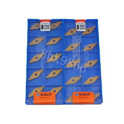 KORLOY VNMG332-HM NC3020 VNMG160408-HM NC3020 10pcs/1pack  • $29.90