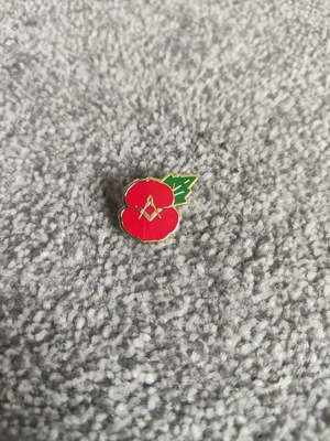 £4.95 • Buy Freemason UGLE Masonic Poppy Remembrance Day Poppy Badge.