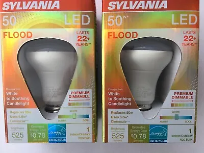 Two (2) Sylvania R20 Led Premium Dimmable Flood Light 50w Replacement • $4