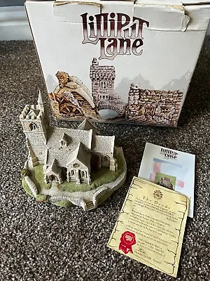 Lilliput Lane St. Lawrence Church Ornament With Box & Deeds 1989 Very Good Con • £29.99
