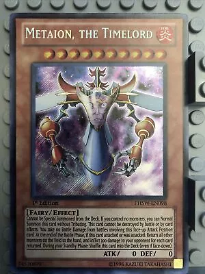 Yu-Gi-Oh! TCG Metaion The Timelord Photon Shockwave PHSW-EN098 1st Ed Secret Ra • $2.99