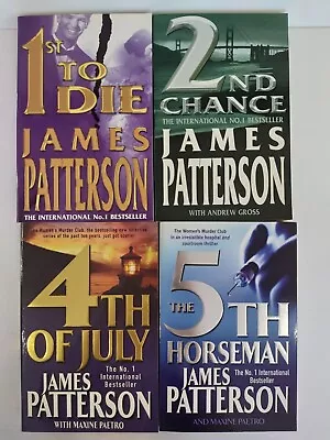 Womens Murder Club #1245 By James Patterson - Thriller Trade Paperback Bundle • $30.95