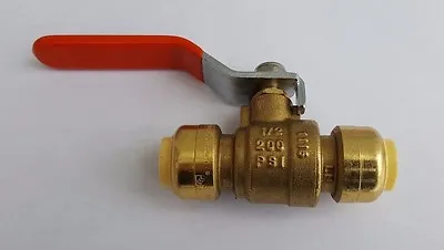 2 Pieces 1/2  Push Fit Ball Valve - Full Port Lead Free Nsf • $14.98