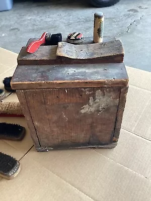 Vintage Shoe Shine Box/Kit • $45