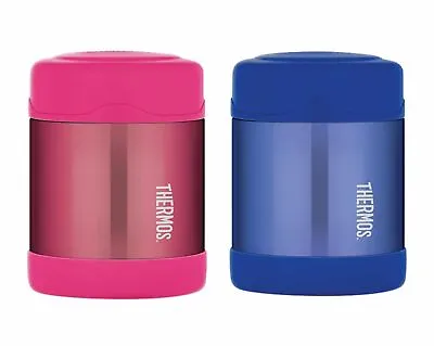 $28.45 • Buy NEW THERMOS FUNTAINER 290ml FOOD JAR Vacuum Insulated Container SS BLUE PINK