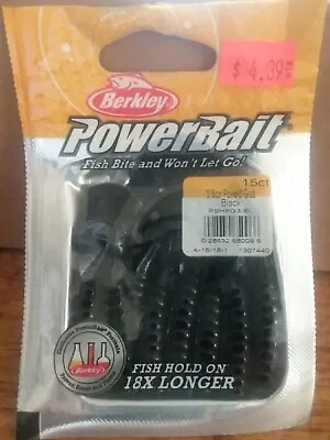 Berkley Powerbait 3   Power Grubs (15 Per Pack) Black  • $3.59