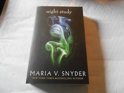 Maria V Snyder - Night Study - Paperback Novel Book • £0.99