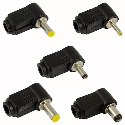£2.59 • Buy Right Angle Male DC Connector Plug Jack 2.1mm / 2.5mm / 1.7mm / 0.7mm Laptop