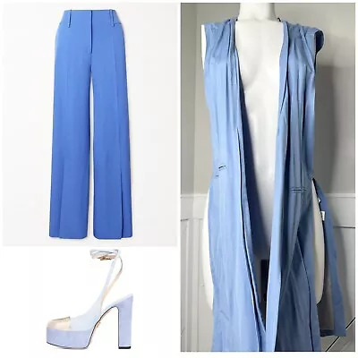 Zara Blue Cut Out Vest Small • $15