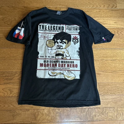 $49.50 • Buy Vintage Manny Pacquiao Shirt Men Sz Medium Boxing Tee 90s Philipino Power Rare