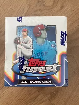 2022 Topps Finest Baseball Factory Sealed Hobby Box 12 Packs 2 Autographs! • $76