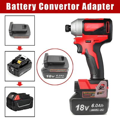 Battery Adapter For Makita 18V Li-ion Convert To For Milwaukee 18V Power Tool • $16.69