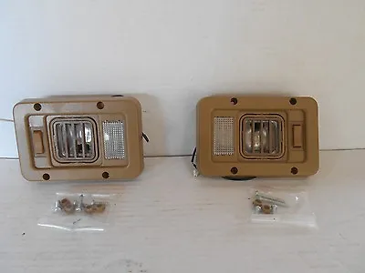 *2 Pack 12 Volt Interior Swivel Reading Lights Tan On/off Switch • $9.99