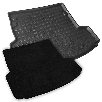 To Fit Skoda Yeti 2009 - 2017 PVC Boot Liner [With Spare Tyre] • £71.97