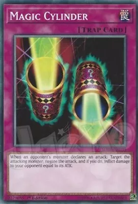 Yugioh - Magic Cylinder - 1st Edition NM - Plus Free Holographic Card • $3.25