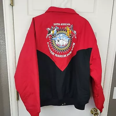 Mens WestArk 35th Annual Denver March Pow Wow Graphic Jacket Size XL • $64.99