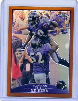 Ed Reed 2009 Topps Chrome Copper Refractor 303/649 With Ray Lewis TC16 Ravens • $24.99