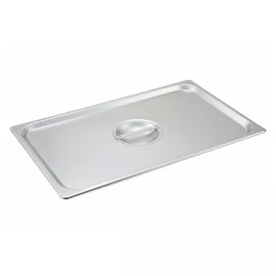 Winco SPSCF Full-Size Solid Stainless Steel Steam Table Pan Cover NSF • $27.22