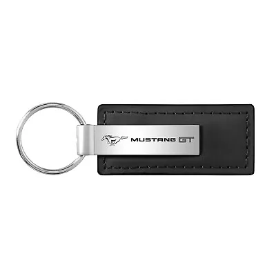 Ford Mustang GT Black Leather Key Chain Keychain Official Licensed • $17.95