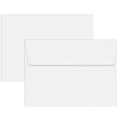 50 Packs Of White 4X6 Envelopes For Invitation A6 White Envelopes Self Seal For • $8.81