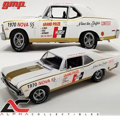 Gmp 18982 1:18 1970 Chevrolet Nova Ss Indy 500 Mile Hurst Sweepstakes • $89.95