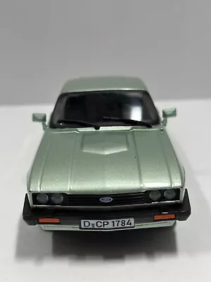 Bburago 18-21093 1982 Ford Capri 1/24 Diecast Model Car Light Green Metallic • $24.99