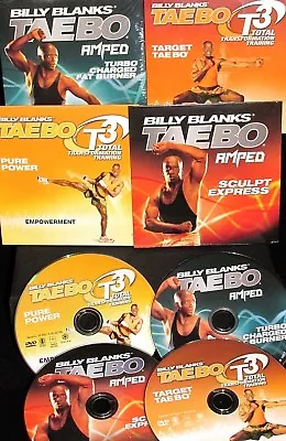 $14.88 • Buy Taebo, Billy Blanks 4 DVDs $69 New! Workout,Fitness,Burn Fat,Get Fit,Tone,ABS