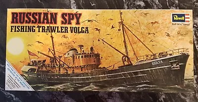 Revell 1:142 Scale Model Ship Russian Spy Fishing Trawler Volga 1970 Vintage • $14.72