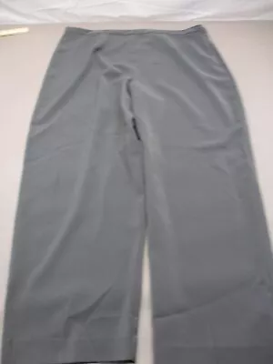 Amanda Smith Size 20W Womens Gray Side Zip Pull On Stretch Dress Pants 898 • $15