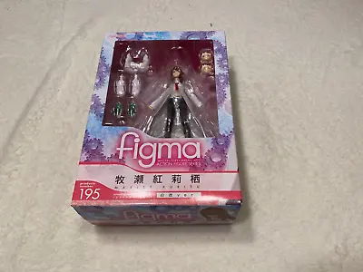 New Figma 195 Makise Kurisu White Coat Version Steins Gate Anime Figure • $99.99