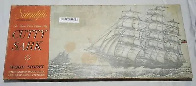 Vintage Scientific Wood Ship Model - China Clipper Ship Cutty Sark • $24.98