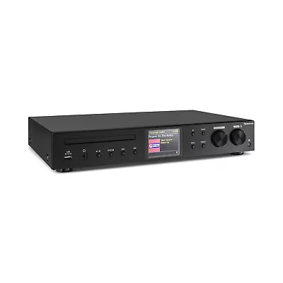 £149.99 • Buy Hi Fi Receiver Internet DAB+ Radio Spotify CD Player WiFi USB MP3 Remote Black