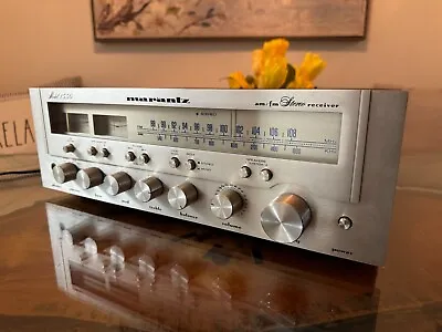 Marantz 1550 Stereophonic Receiver - Pro Serviced Cleaned New Bulbs A++ Japan • $491.11