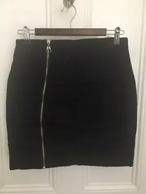 Tigerlily Black Skirt With Zip Detail Size 12 • $35