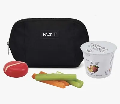 PackIt Freezable Lunch Bag Re-Usable Black PKT-PC-GEN • $12
