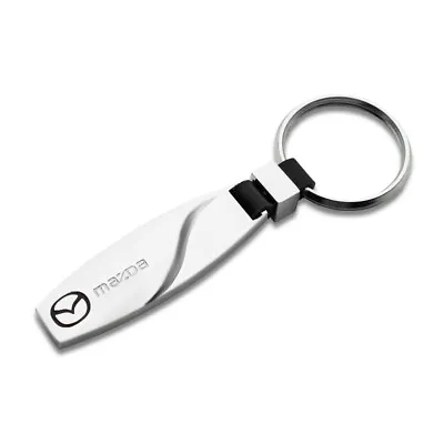 Mazda Leather And Alloy Car Key Ring • $12.95