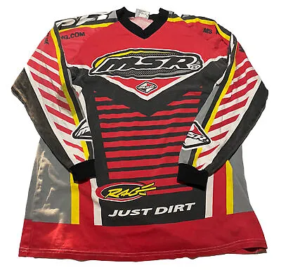 Vintage Malcolm Smith Racing MSR System Jersey Motocross Size XXL U5 • $35